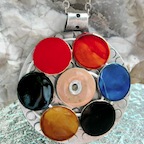 VPNCCS-$144, Copper Color Swirl Necklace,18in,$144